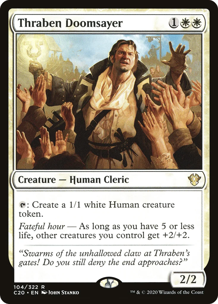 Thraben Doomsayer · Commander 2020