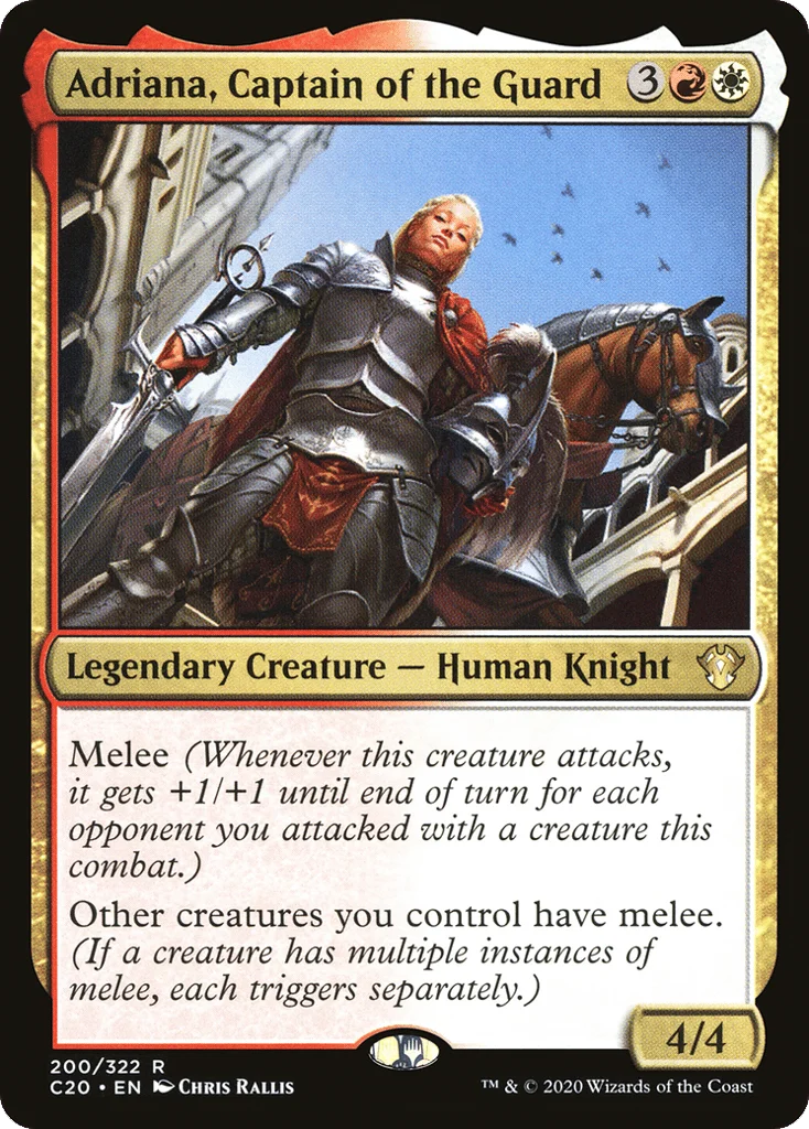 Adriana, Captain of the Guard · Commander 2020