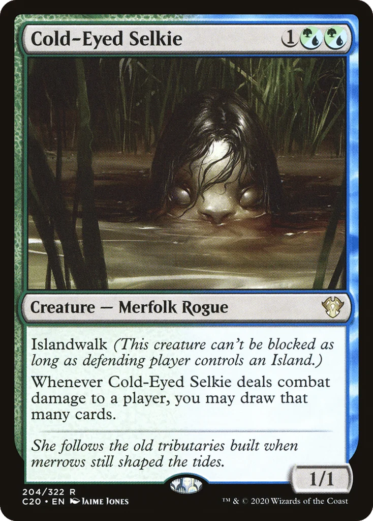 Cold-Eyed Selkie · Commander 2020