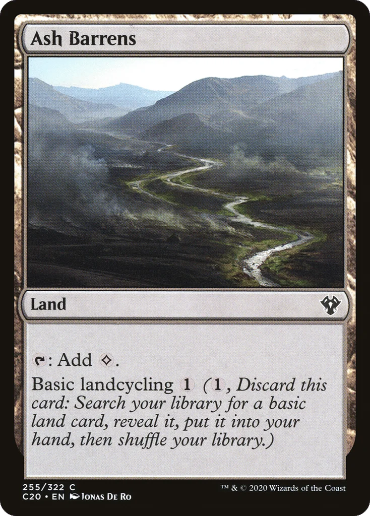 Ash Barrens · Commander 2020