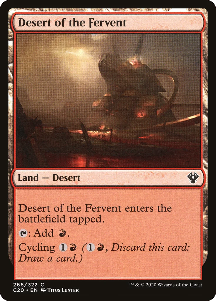 Desert of the Fervent · Commander 2020