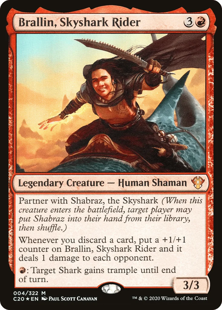 Brallin, Skyshark Rider · Commander 2020