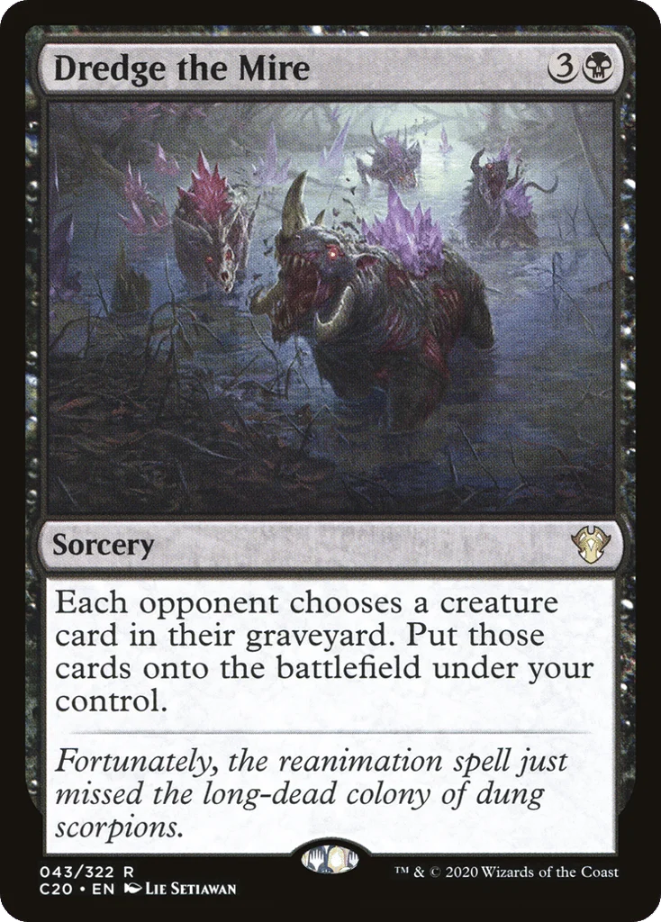 Dredge the Mire · Commander 2020