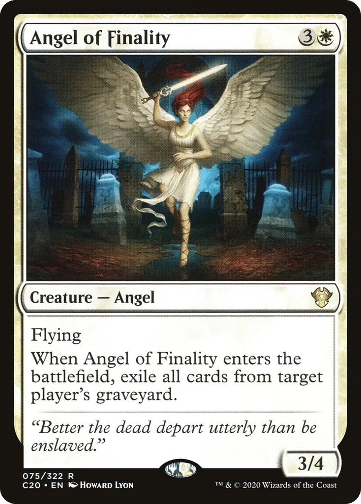 Angel of Finality · Commander 2020