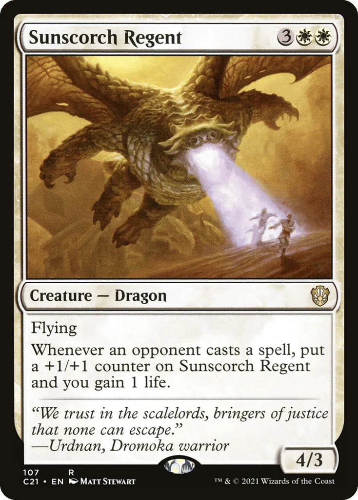 Sunscorch Regent · Commander 2021