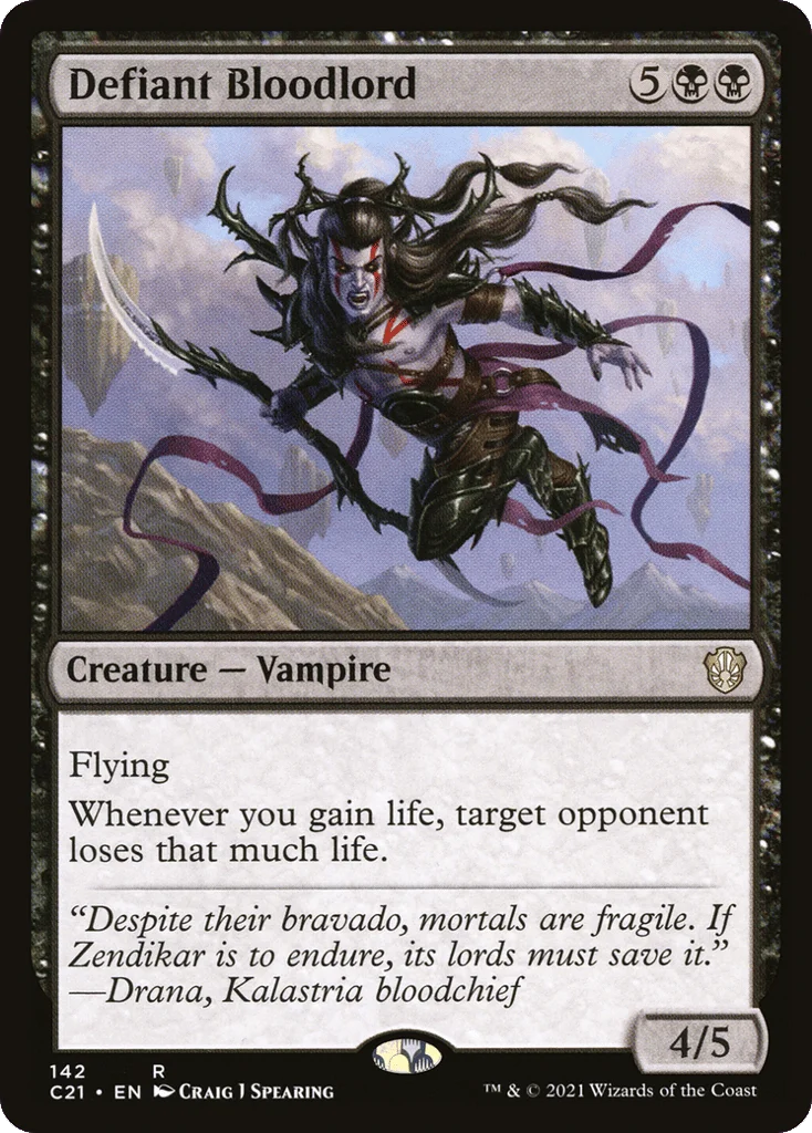 Defiant Bloodlord · Commander 2021