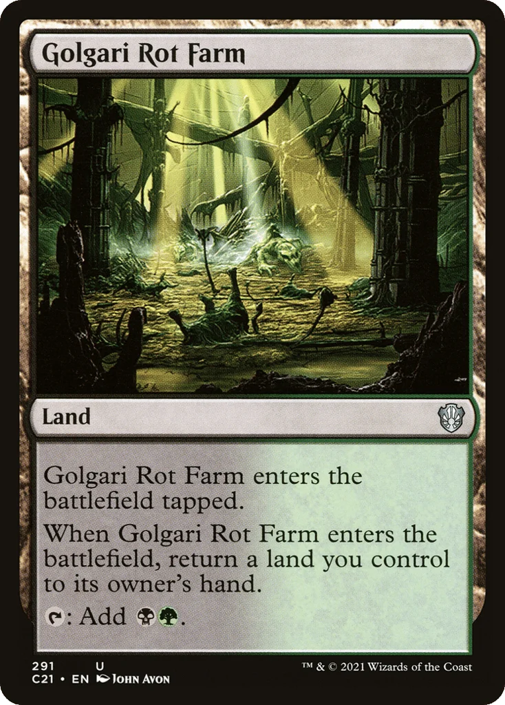 Golgari Rot Farm · Commander 2021