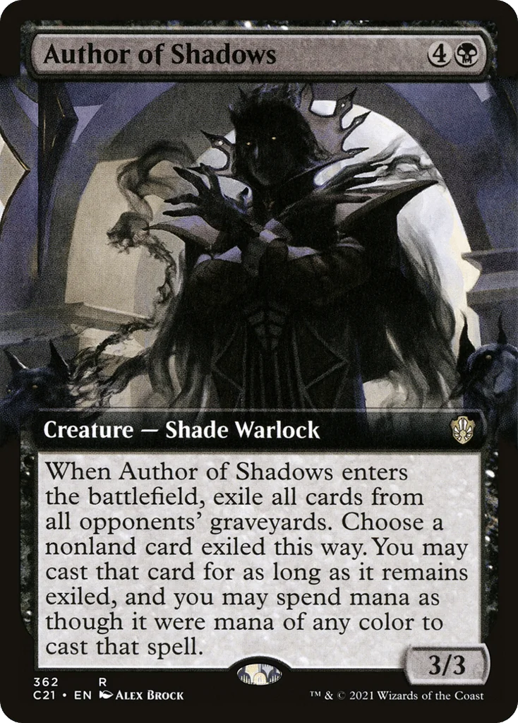 Author of Shadows · Commander 2021