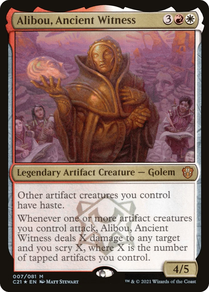 Alibou, Ancient Witness · Commander 2021
