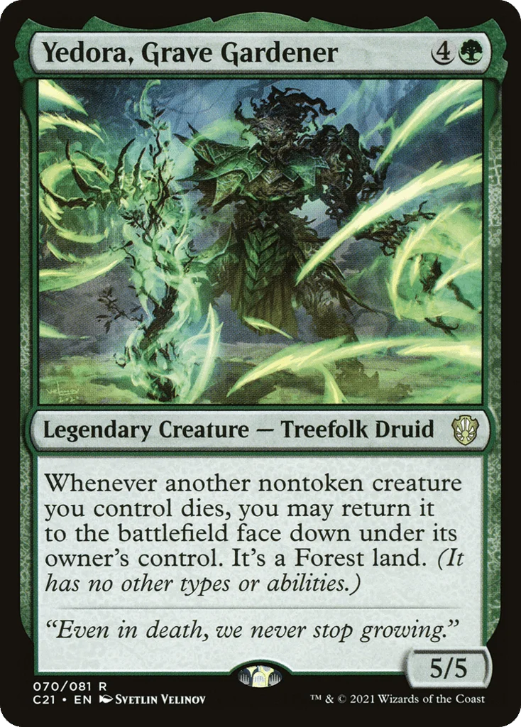 Yedora, Grave Gardener · Commander 2021