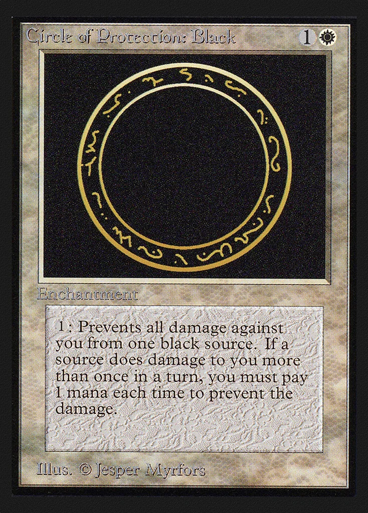 Circle of Protection: Black · Intl. Collectors' Edition