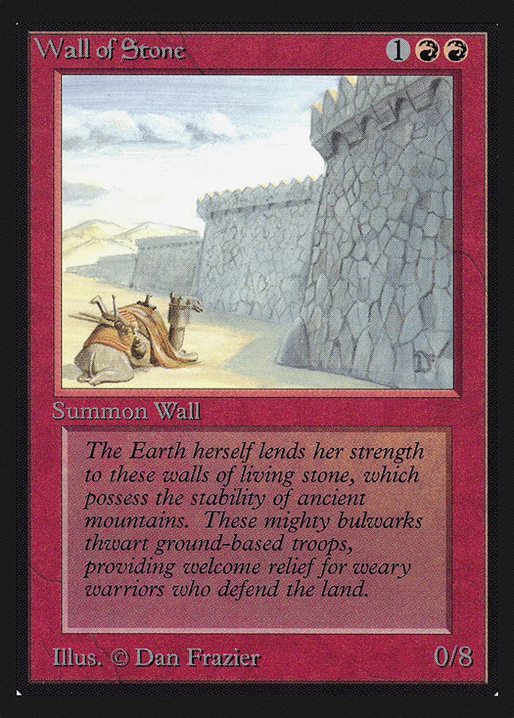 Wall of Stone · Intl. Collectors' Edition