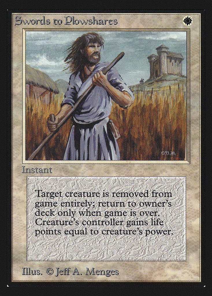 Swords to Plowshares · Intl. Collectors' Edition