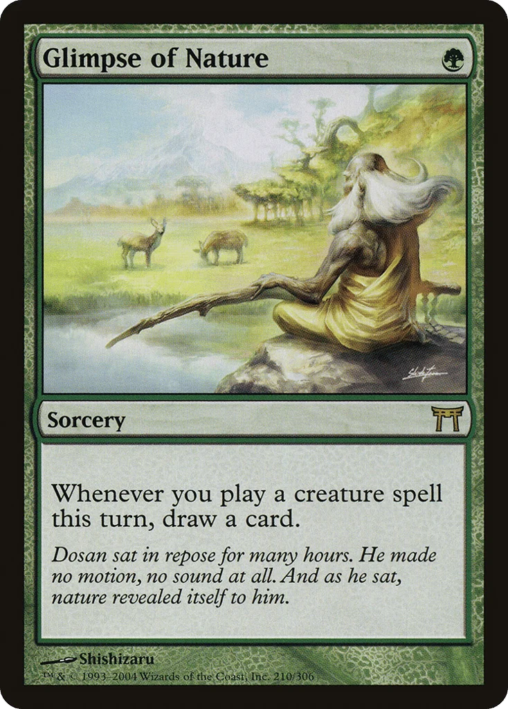 Glimpse of Nature · Champions of Kamigawa
