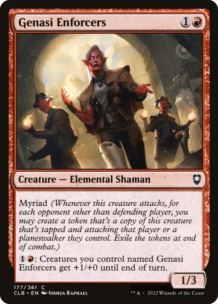 Genasi Enforcers · Commander Legends: Battle for Baldur's Gate