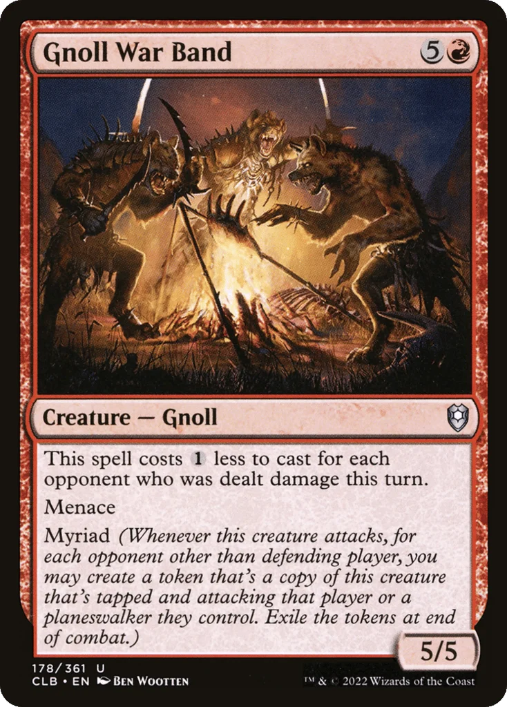 Gnoll War Band · Commander Legends: Battle for Baldur's Gate