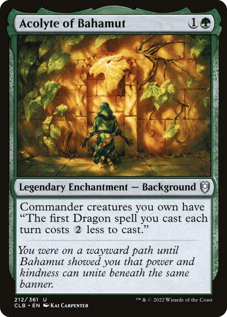 Acolyte of Bahamut · Commander Legends: Battle for Baldur's Gate
