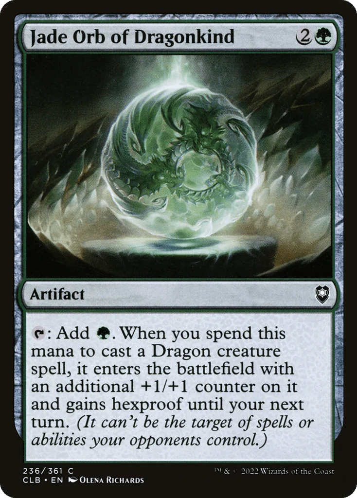 Jade Orb of Dragonkind · Commander Legends: Battle for Baldur's Gate