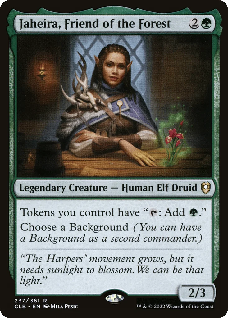 Jaheira, Friend of the Forest · Commander Legends: Battle for Baldur's Gate