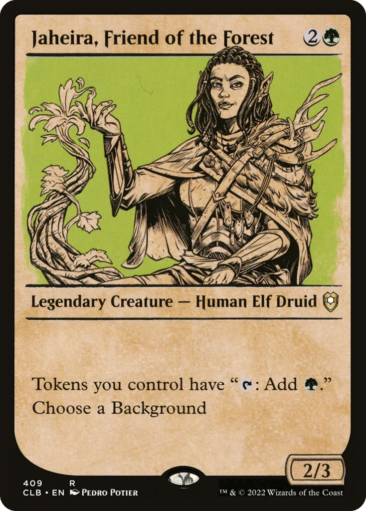 Jaheira, Friend of the Forest · Commander Legends: Battle for Baldur's Gate