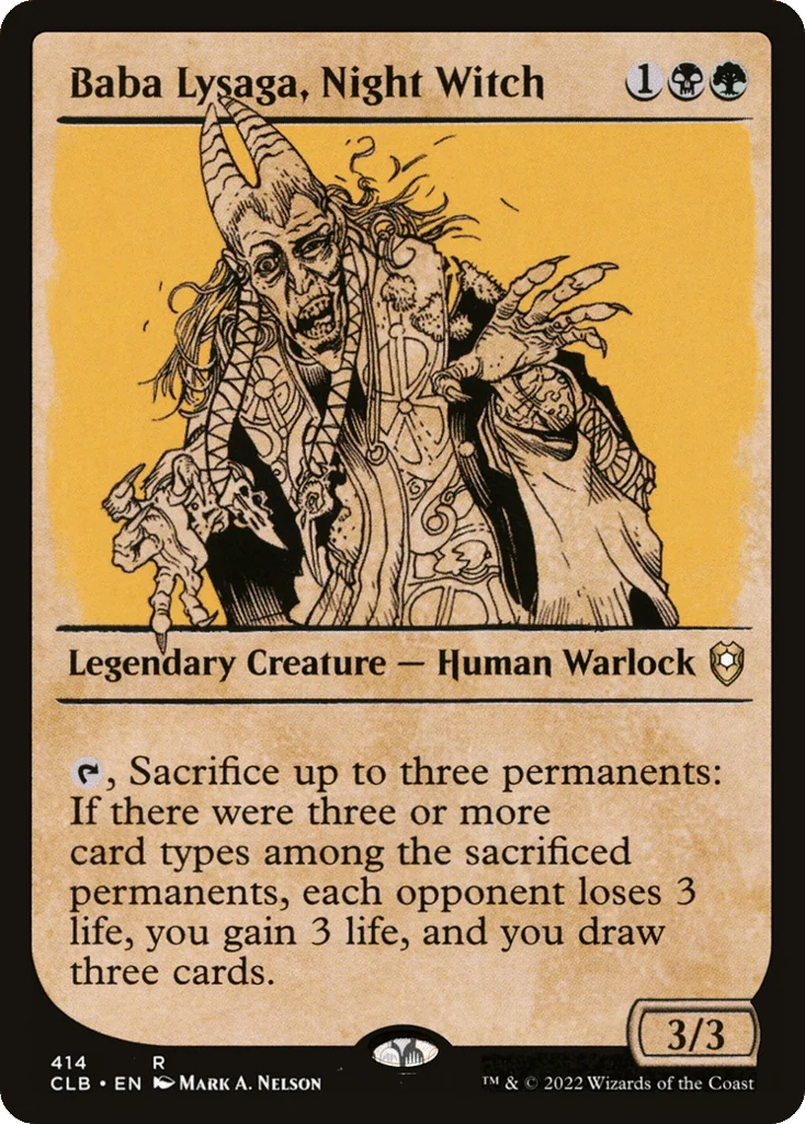 Baba Lysaga, Night Witch · Commander Legends: Battle for Baldur's Gate