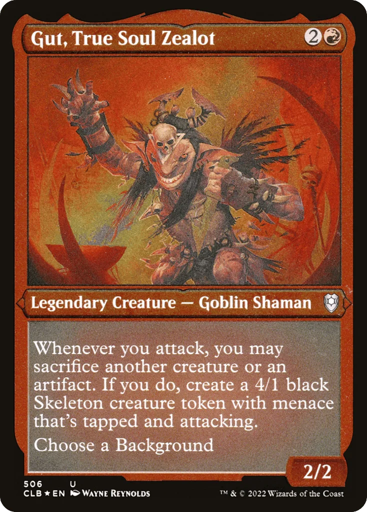 Gut, True Soul Zealot · Commander Legends: Battle for Baldur's Gate
