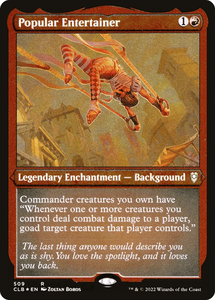 Popular Entertainer · Commander Legends: Battle for Baldur's Gate