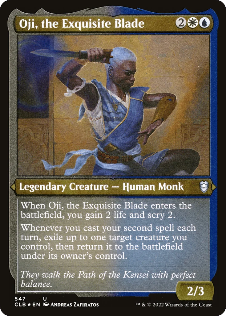 Oji, the Exquisite Blade · Commander Legends: Battle for Baldur's Gate