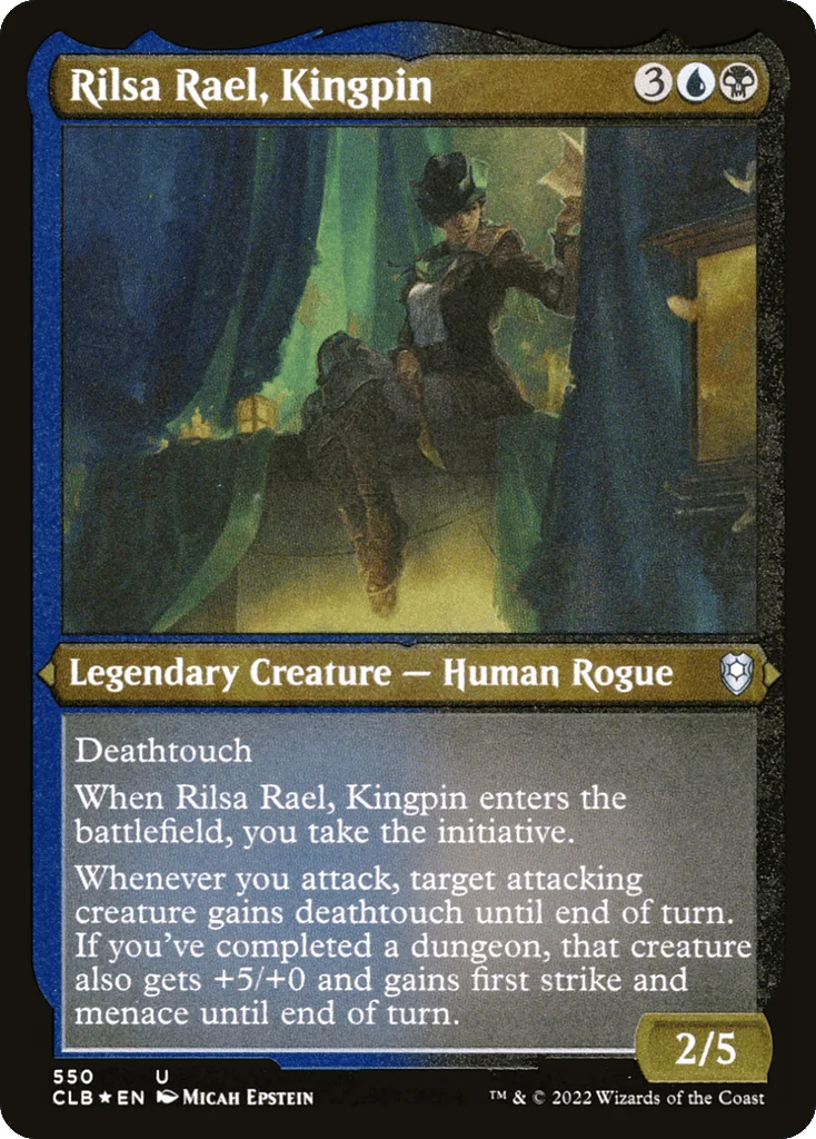 Rilsa Rael, Kingpin · Commander Legends: Battle for Baldur's Gate