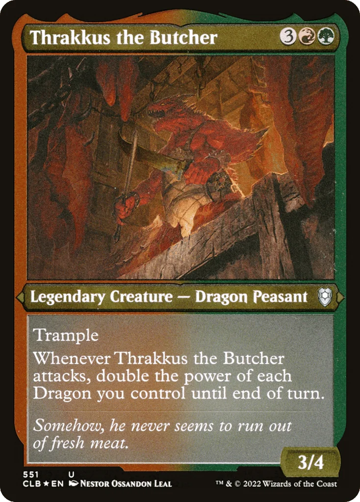 Thrakkus the Butcher · Commander Legends: Battle for Baldur's Gate