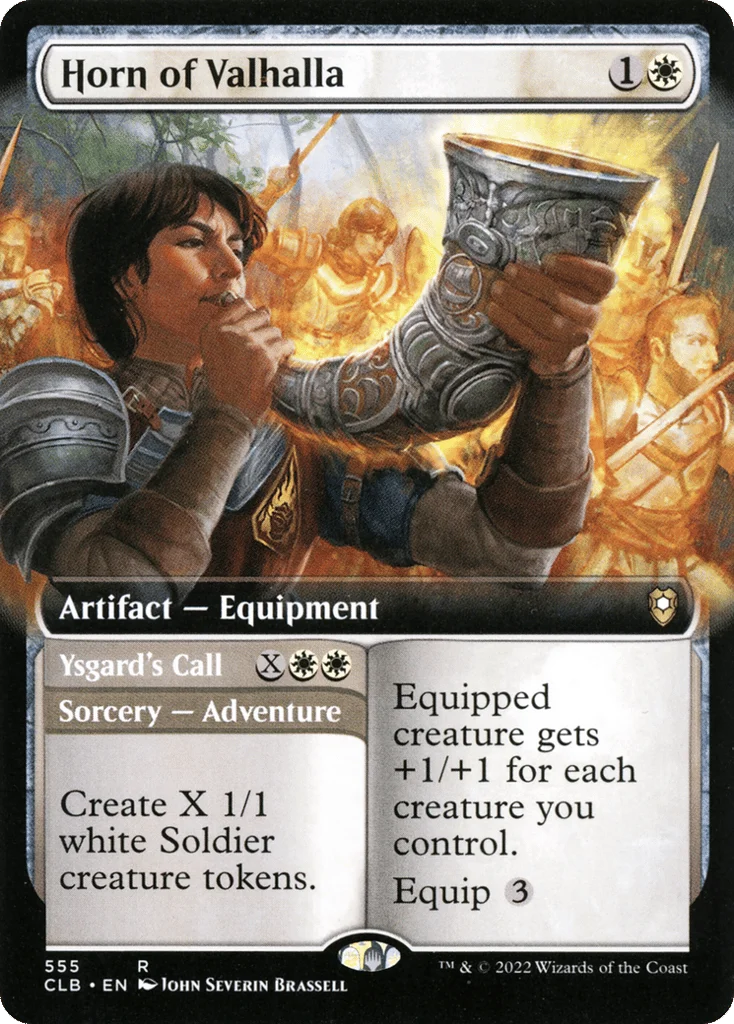 Horn of Valhalla // Ysgard's Call · Commander Legends: Battle for Baldur's Gate