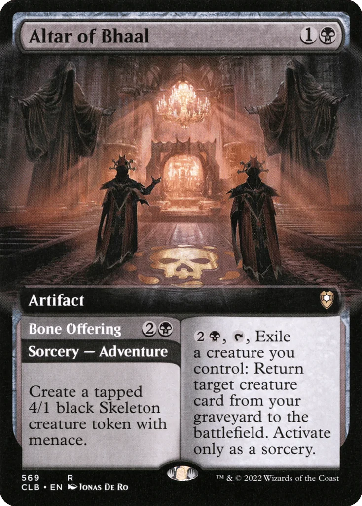 Altar of Bhaal // Bone Offering · Commander Legends: Battle for Baldur's Gate