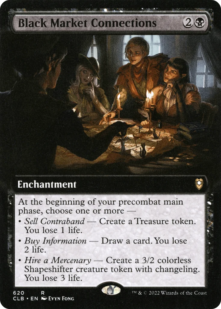 Black Market Connections · Commander Legends: Battle for Baldur's Gate