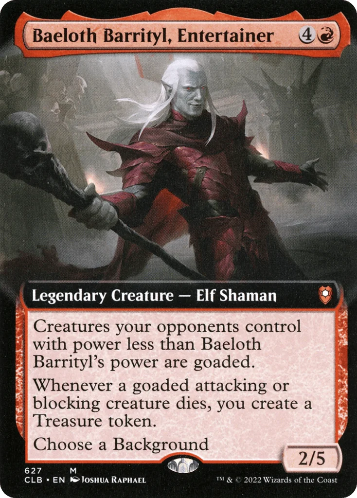 Baeloth Barrityl, Entertainer · Commander Legends: Battle for Baldur's Gate