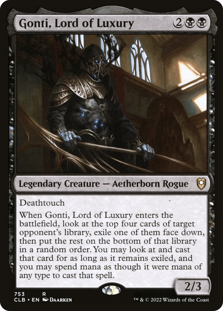 Gonti, Lord of Luxury · Commander Legends: Battle for Baldur's Gate