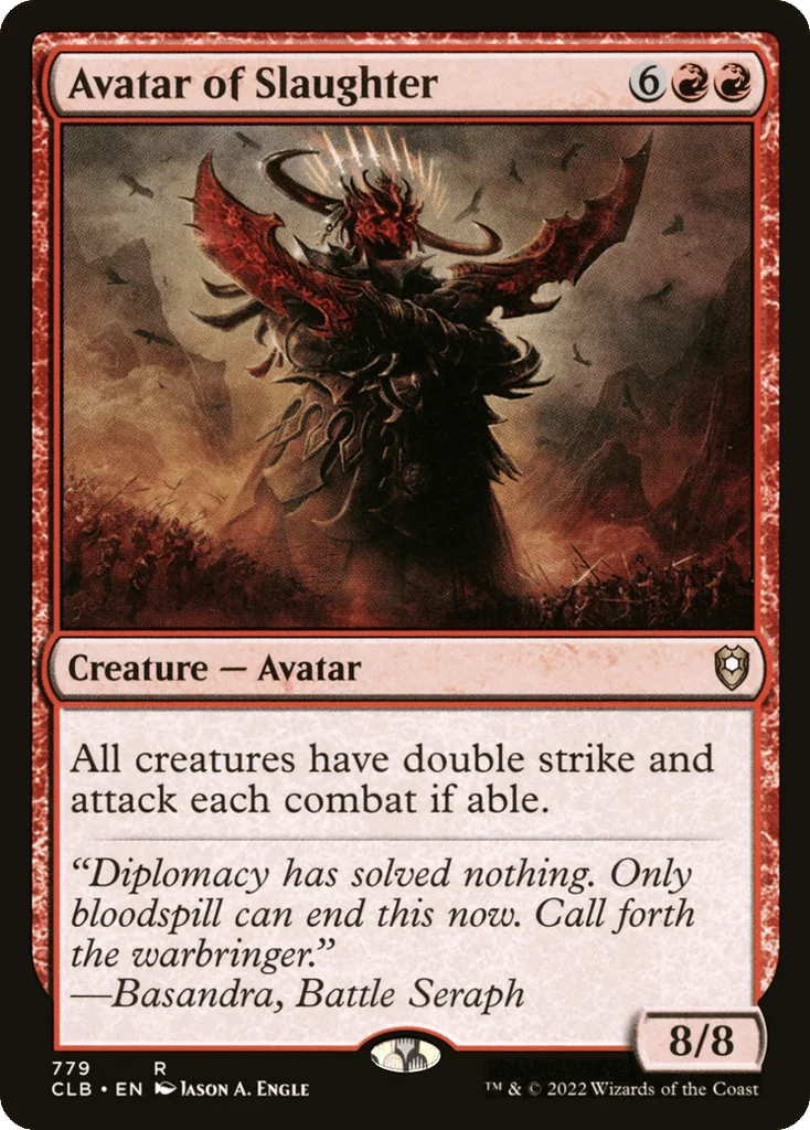 Avatar of Slaughter · Commander Legends: Battle for Baldur's Gate