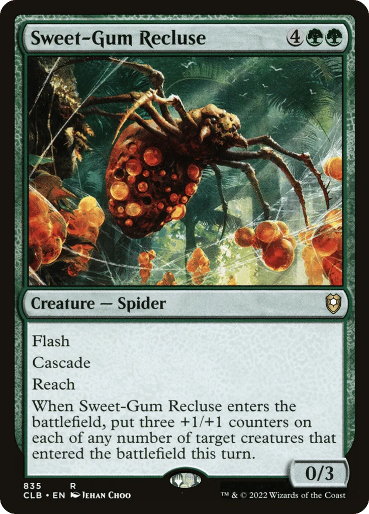 Sweet-Gum Recluse · Commander Legends: Battle for Baldur's Gate