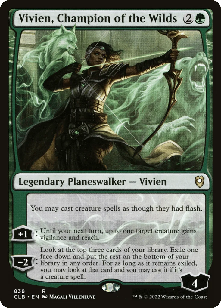 Vivien, Champion of the Wilds · Commander Legends: Battle for Baldur's Gate