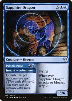 Sapphire Dragon // Psionic Pulse