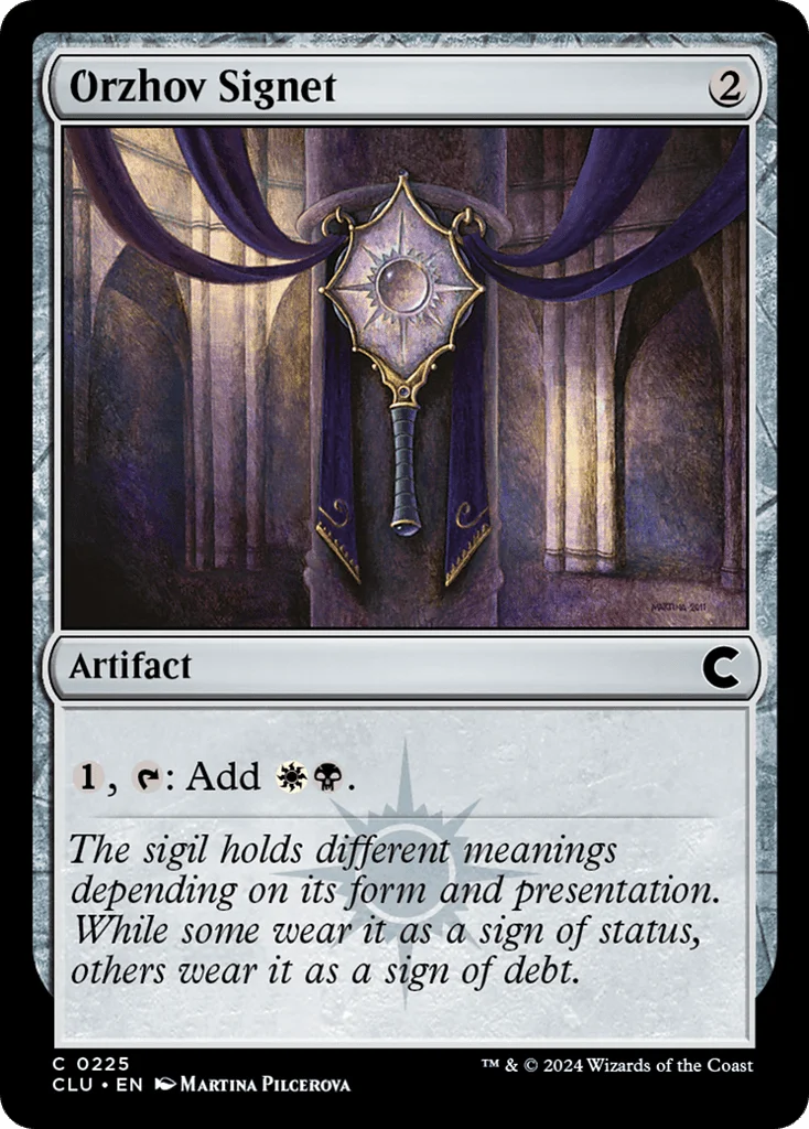 Orzhov Signet · Ravnica: Clue Edition