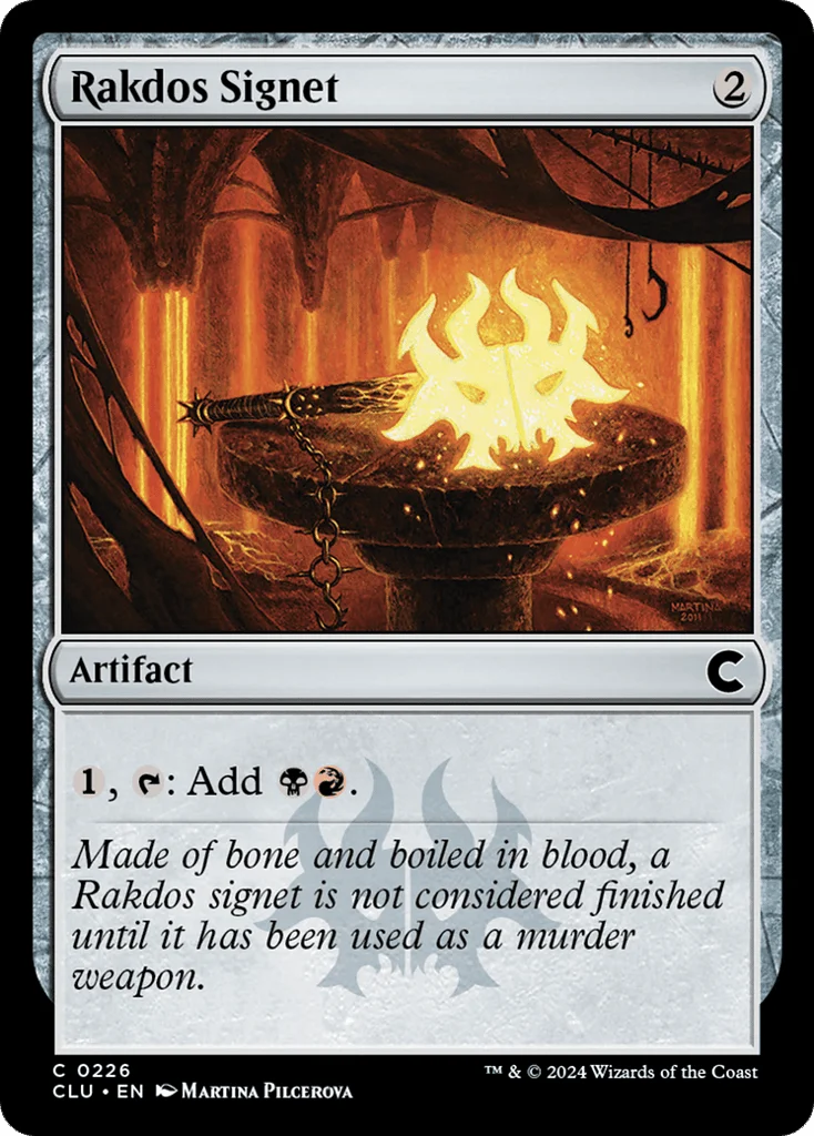 Rakdos Signet · Ravnica: Clue Edition
