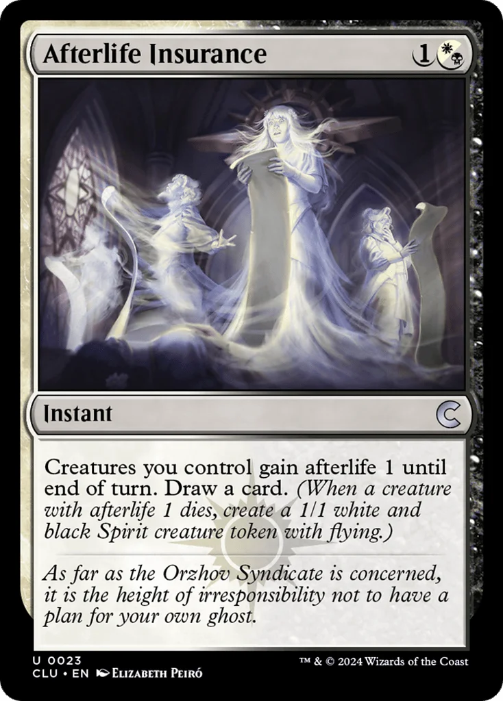 Afterlife Insurance · Ravnica: Clue Edition