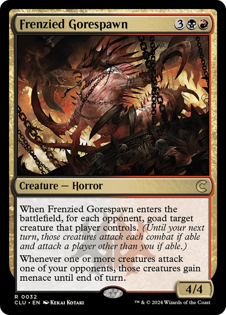 Frenzied Gorespawn · Ravnica: Clue Edition