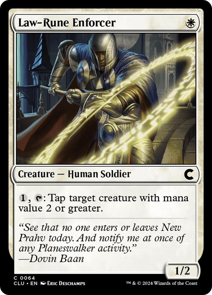 Law-Rune Enforcer · Ravnica: Clue Edition