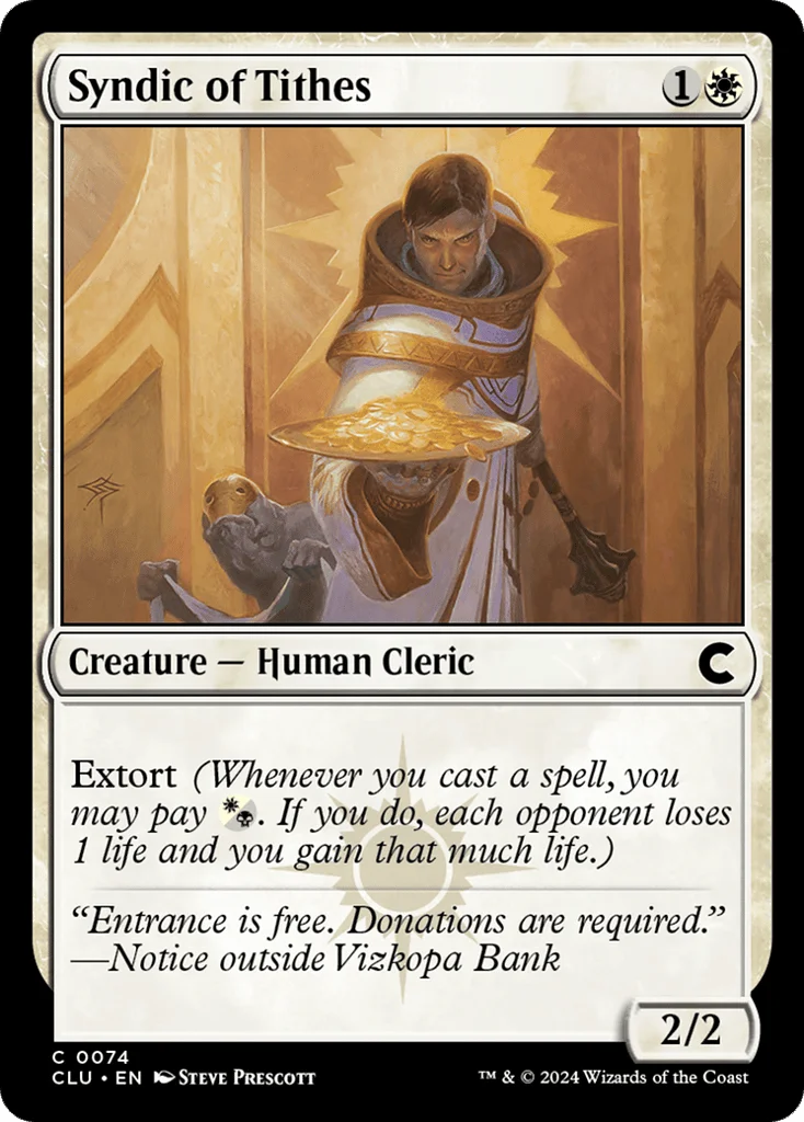 Syndic of Tithes · Ravnica: Clue Edition