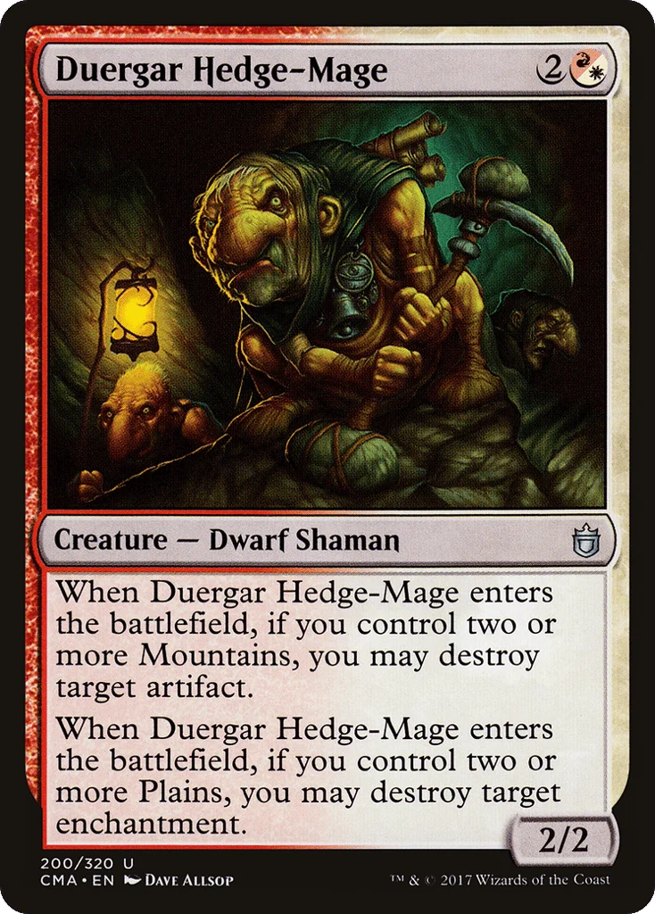 Duergar Hedge-Mage · Commander Anthology