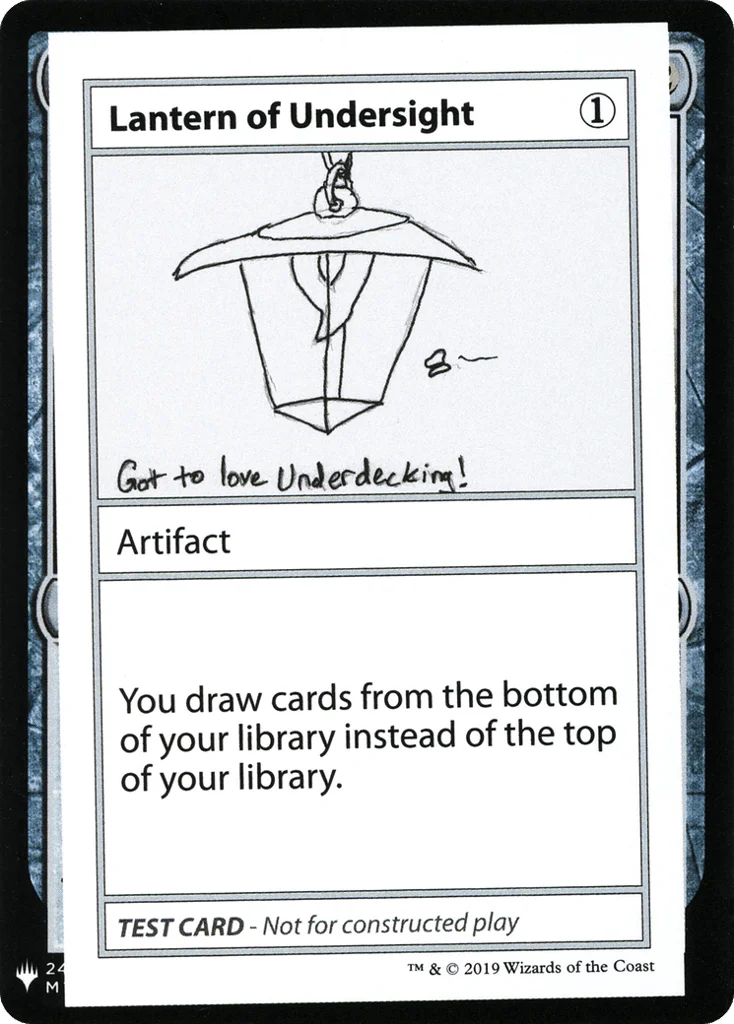 Lantern of Undersight · Mystery Booster Playtest Cards 2019
