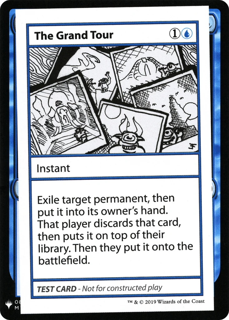The Grand Tour · Mystery Booster Playtest Cards 2019