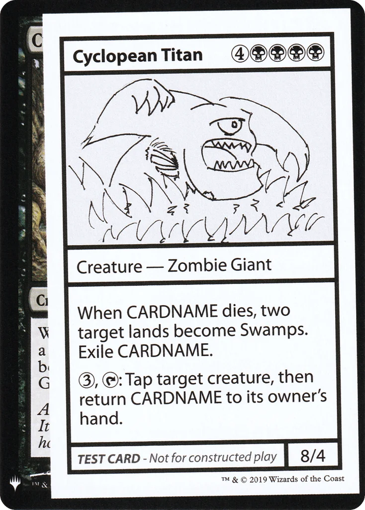 Cyclopean Titan · Mystery Booster Playtest Cards 2019
