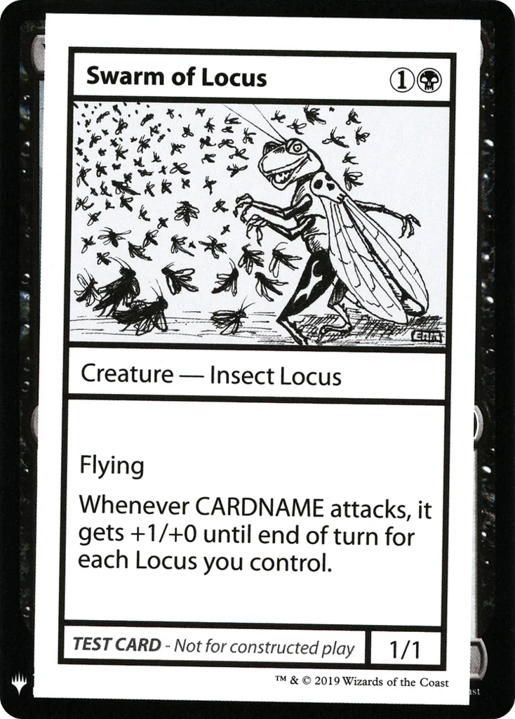 Swarm of Locus · Mystery Booster Playtest Cards 2019